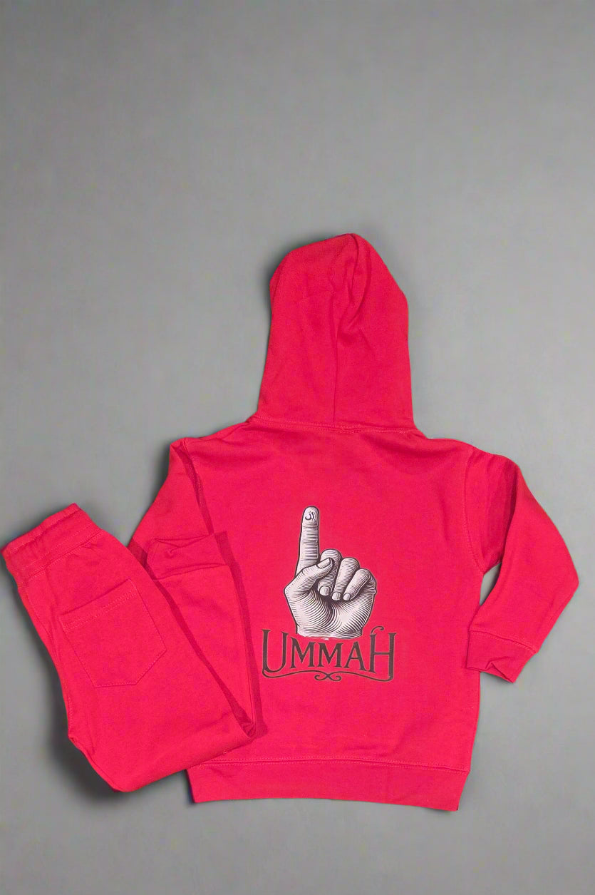 1 Ummah 1 God Hoodie with Sweatpants