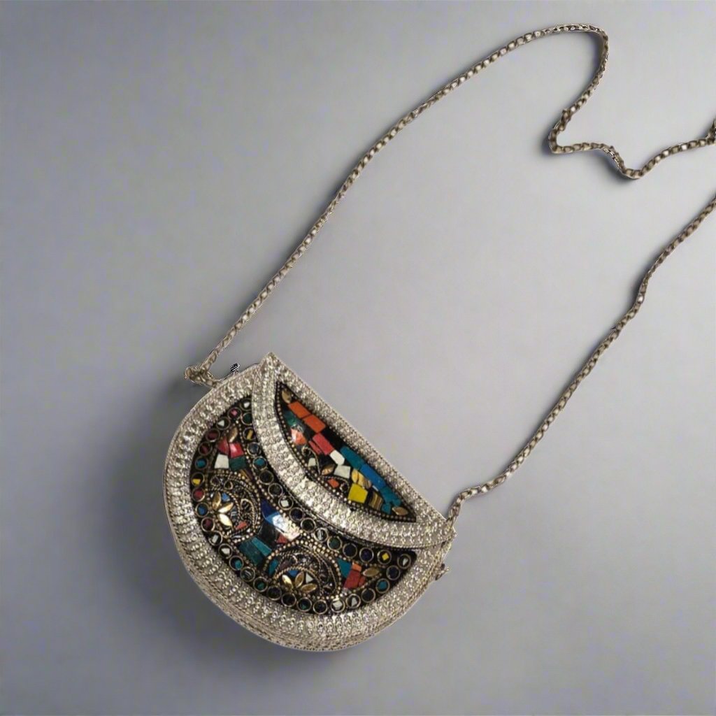 Handmade Vintage Handmade Metal Purse - Small