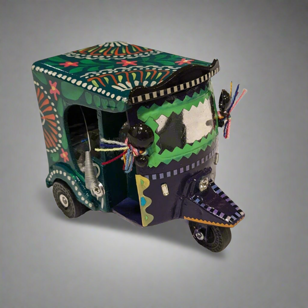 Pakistani Rikshaws Handmade Pakistani Rickshaw – The Deen Store