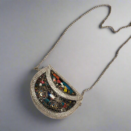 Handmade Vintage Handmade Metal Purse - Small