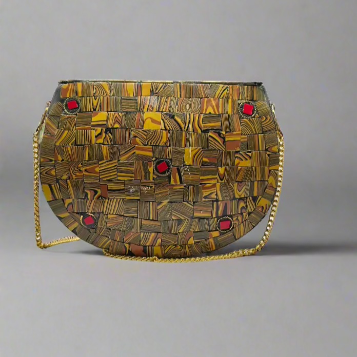 Hand Crafted Vintage Handmade Metal Purse - Large