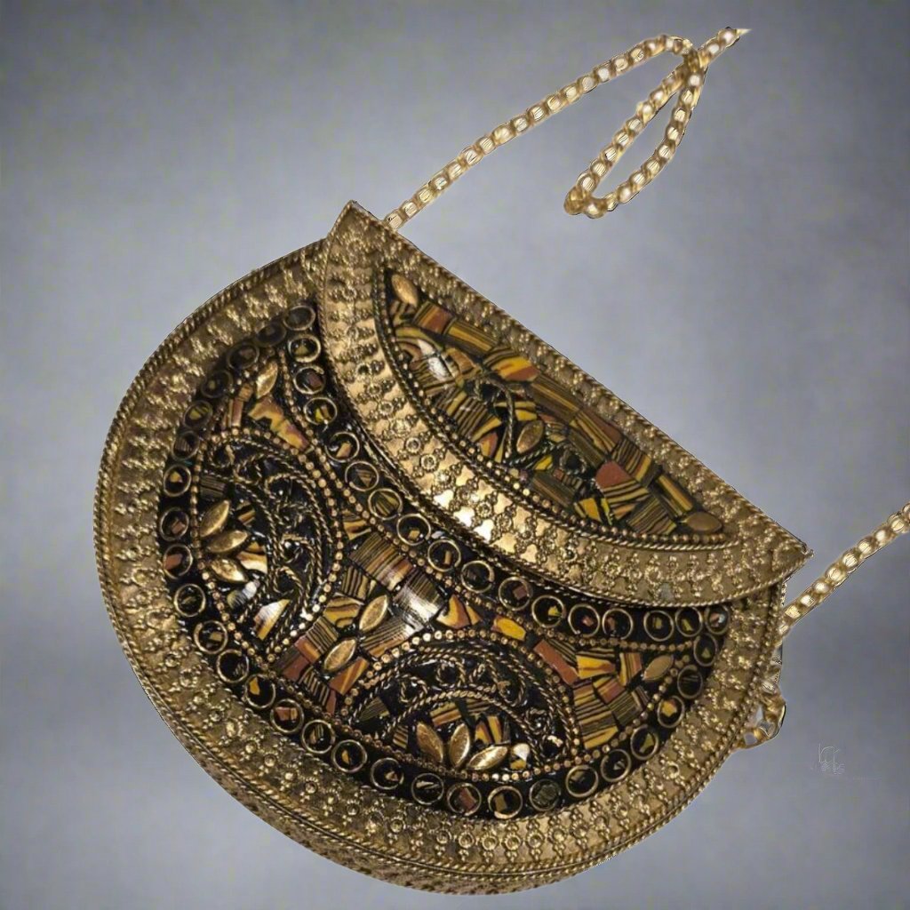 Handmade Vintage Handmade Metal Purse - Small